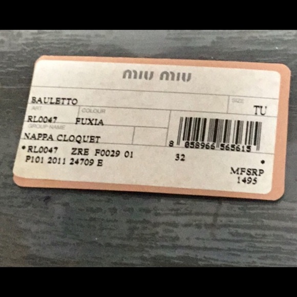 Miu miu nappa cloquet - Picture 3 of 12